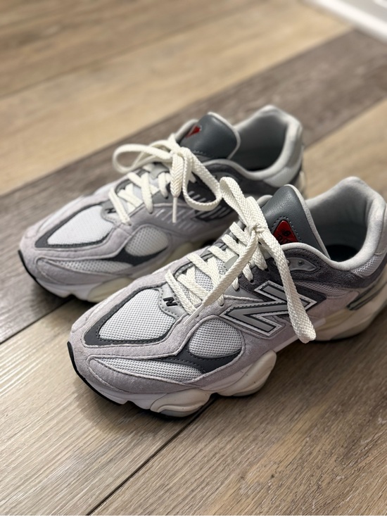 New Balance Shoes - New Balance Grey and White, 9060, Retro Running Sneakers